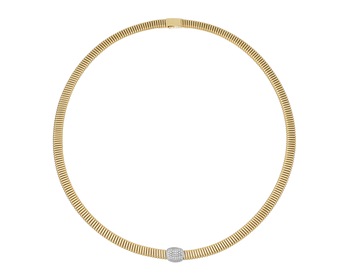 750  Necklace with Diamonds - 0,36 ct - fineness 750