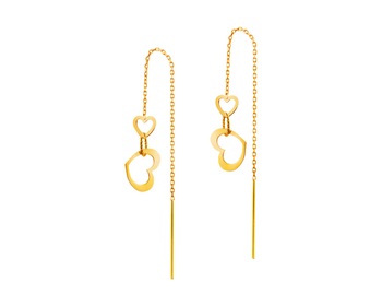 8 K Yellow Gold Earrings
