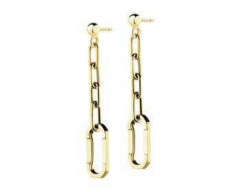 9 K Yellow Gold Dangling Earring