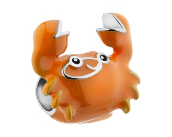 Rhodium Plated Silver Beads For Kids Pendant 