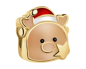 Gold-Plated Silver Beads For Kids Pendant