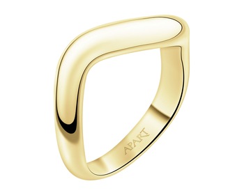 Gold-Plated Silver Band Ring 