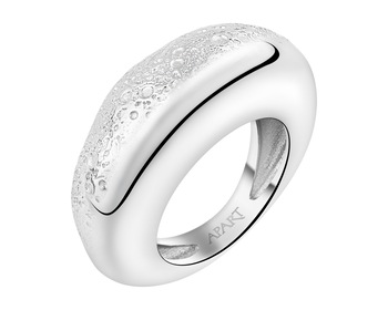 Rhodium Plated Silver Ring 