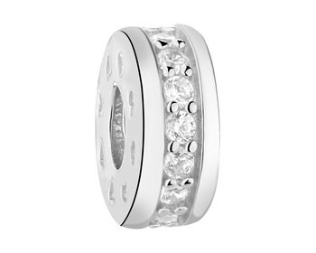 Rhodium Plated Silver Pendant 