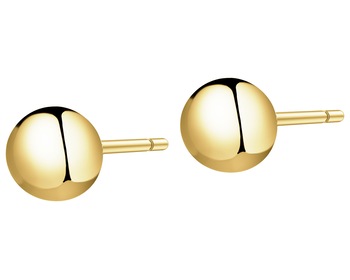 14 K Yellow Gold Earrings 