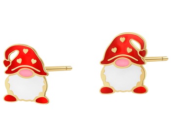 9 K Yellow Gold Earrings