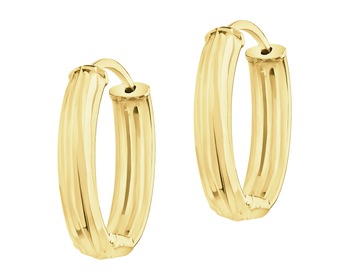 14 K Yellow Gold Dangling Earring 