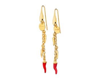 Gold-Plated Bronze Earrings