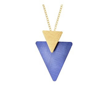 Gold-Plated Bronze, Gold-Plated Silver Necklace