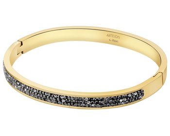 Stainless Steel Bracelet with Crystal