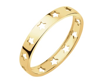 8 K Yellow Gold Band Ring