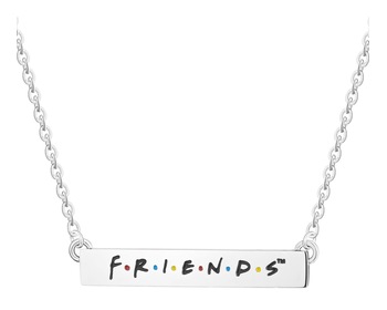 Stainless steel necklace with enamel - Friends, Warner Bros. Discovery
