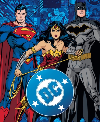 Iconic DC Superheroes Warner Bros