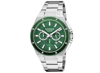 Silver aztorin watch